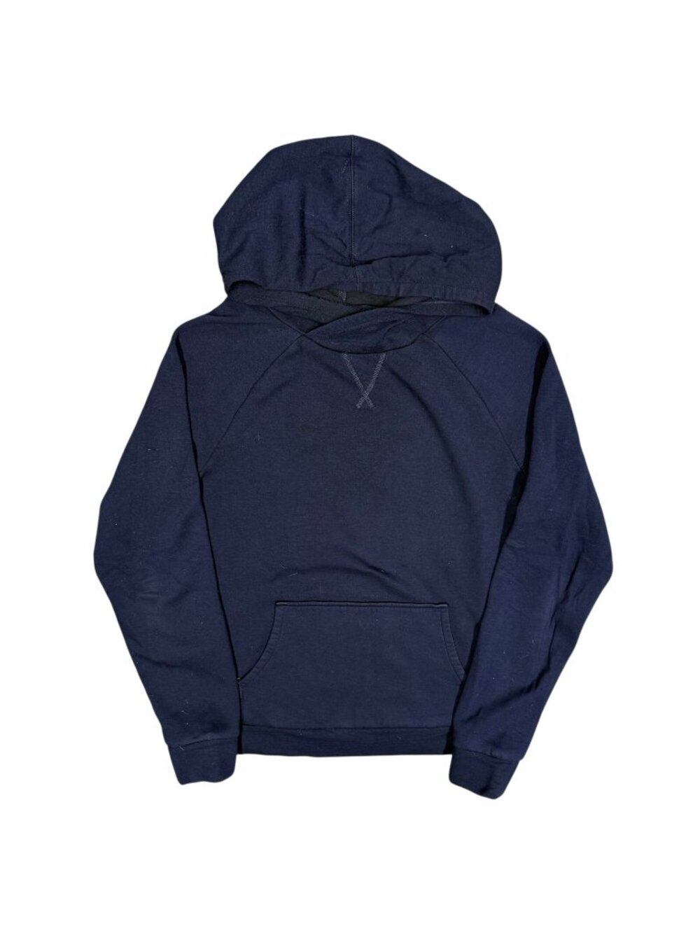 Ami  Paris Alexandre Mattiussi Viscose Hoodie Blue Pullover Large